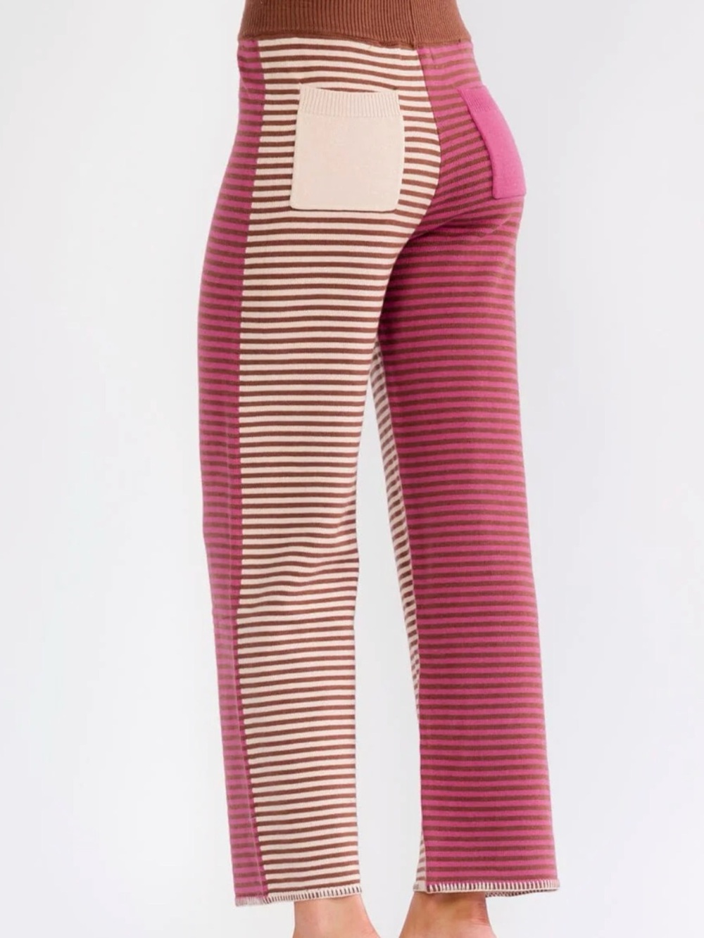 NWT Colorblock Pink Cozy Lounge Pants 💗 ☀️ - Picture 2 of 2